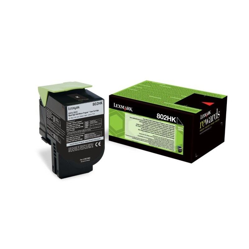 Toner Lexmark 802 pour imprimante CX410 et CX510